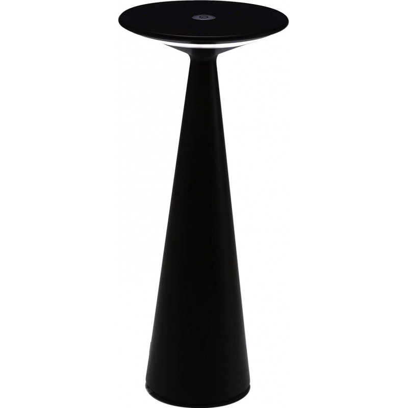 92,95 € Free Shipping | Outdoor lamp Round Shape 36×16 cm. Dimmable LED Terrace, garden and public space. Aluminum. Black Color