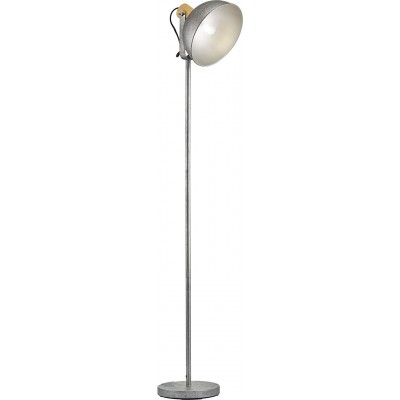 103,95 € Free Shipping | Floor lamp Trio 42W Round Shape 150×26 cm. Living room, dining room and bedroom. Modern Style. Metal casting. Nickel Color