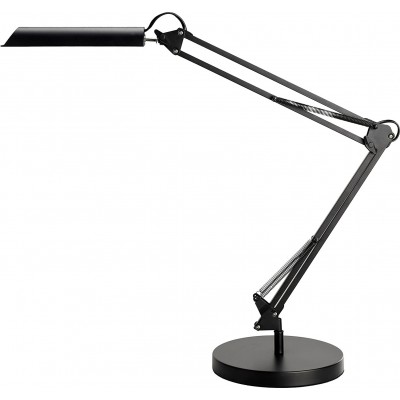 106,95 € Spedizione Gratuita | Lampada da scrivania 8W 44×35 cm. LED articolabile Acciaio. Colore nero