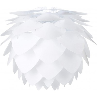 105,95 € Free Shipping | Ceiling lamp 20W Spherical Shape Ø 45 cm. Dining room, bedroom and hall. Nordic Style. PMMA. White Color