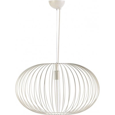 Lámpara colgante Forma Esférica 62×62 cm. Salón, comedor y dormitorio. Metal. Color blanco