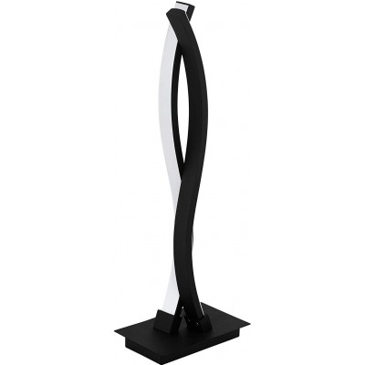 89,95 € Free Shipping | Table lamp Eglo 5W 3000K Warm light. Extended Shape 46×16 cm. Living room, dining room and bedroom. Modern Style. Steel and Aluminum. Black Color