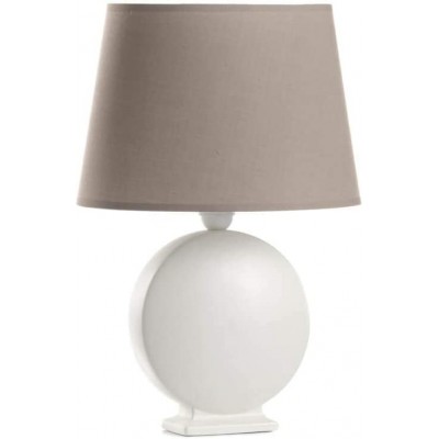 86,95 € Free Shipping | Table lamp 22W 42×39 cm. Ceramic. Gray Color