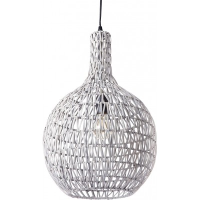 79,95 € Free Shipping | Hanging lamp 60W 54×33 cm. Metal casting. Gray Color