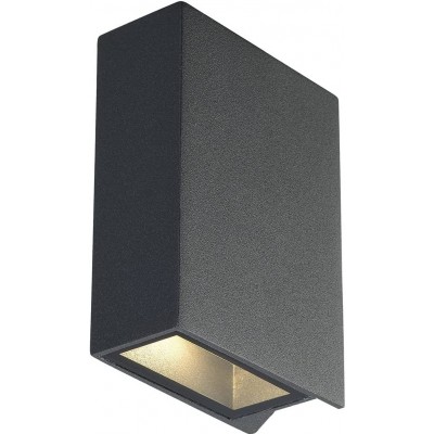 151,95 € Free Shipping | Outdoor wall light 6W 3000K Warm light. Rectangular Shape 15×11 cm. Bidirectional LED Terrace, garden and public space. Modern Style. Aluminum and Glass. Anthracite Color
