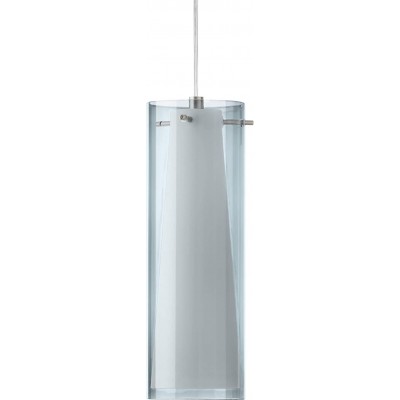 吊灯 Eglo 60W 圆柱型 形状 110 cm. 客厅, 饭厅 和 卧室. 现代的 风格. 金属. 白色的 颜色