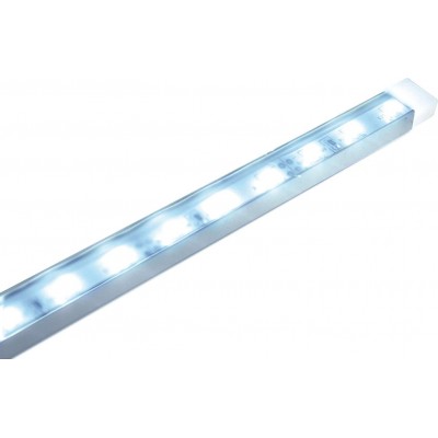 85,95 € Free Shipping | LED strip and hose LED Extended Shape 17×17 cm. Led tube Terrace, garden and public space. Aluminum. Blue Color