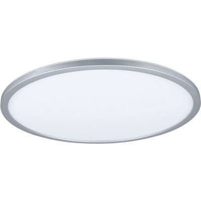 88,95 € Free Shipping | LED panel 20W LED Round Shape Ø 42 cm. Dimmable LED RGBW Multicolor Living room, dining room and bedroom. PMMA. Plated chrome Color