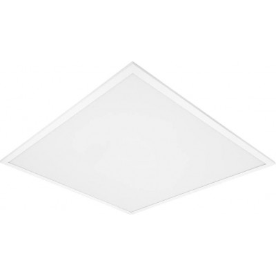 88,95 € Envio grátis | Painel de LED 30W Forma Quadrado 62×62 cm. Sala de estar, sala de jantar e quarto. PMMA. Cor branco