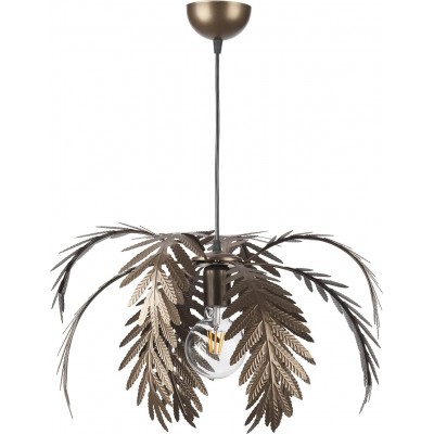 109,95 € Free Shipping | Hanging lamp 45×45 cm. Plant design Living room, bedroom and lobby. Modern Style. Metal casting. Brown Color