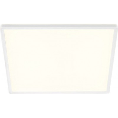 67,95 € Free Shipping | Indoor ceiling light 22W 42×42 cm. LED. Remote control Pmma. White Color