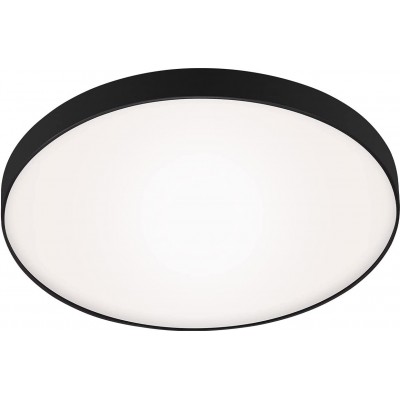 86,95 € Spedizione Gratuita | Plafoniera da interno Ø 28 cm. LED Metallo. Colore nero