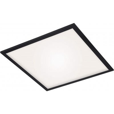 75,95 € Spedizione Gratuita | Plafoniera da interno 45×45 cm. LED dimmerabili Telecomando Pmma. Colore nero