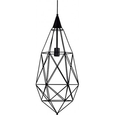 吊灯 40W 76×29 cm. 客厅, 饭厅 和 卧室. 金属. 黑色的 颜色
