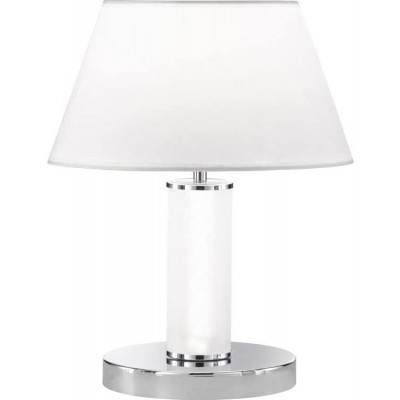79,95 € Free Shipping | Table lamp 45W Conical Shape 36×28 cm. Living room, dining room and lobby. Modern Style. PMMA and Metal casting. Plated chrome Color