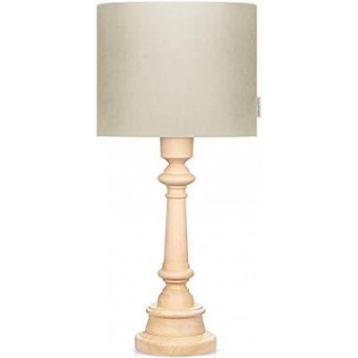 109,95 € Free Shipping | Table lamp 40W 55×25 cm. Wood. Brown Color