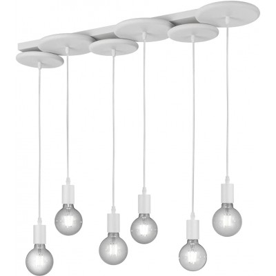 Lampe à suspension Trio 28W Façonner Sphérique 150×93 cm. 6 projecteurs Salle, salle à manger et hall. Style moderne. Métal. Couleur gris