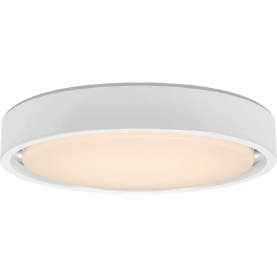 93,95 € Free Shipping | Indoor ceiling light 6W Ø 36 cm. Movement detector. Remote control and timer. backlight Metal casting. White Color