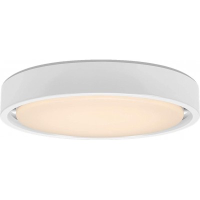 97,95 € Free Shipping | Indoor ceiling light 6W Round Shape Ø 36 cm. Movement detector. Remote control and timer. backlight Living room, dining room and bedroom. Modern Style. Metal casting. White Color