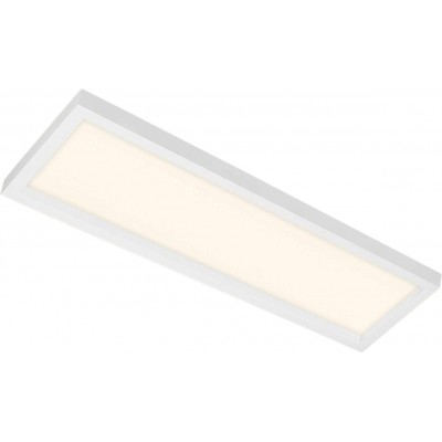 Luz de teto interna 22W Forma Retangular 58×20 cm. LED. efeito retroiluminado Sala de jantar, quarto e salão. Estilo moderno. PMMA. Cor branco