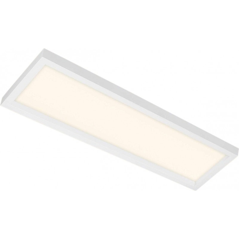 102,95 € Envio grátis | Luz de teto interna 22W Forma Retangular 58×20 cm. LED. efeito retroiluminado Sala de jantar, quarto e salão. Estilo moderno. PMMA. Cor branco