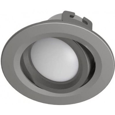 Illuminazione da incasso 5W 35×12 cm. Triplo faretto LED intelligente Pmma. Colore nichel