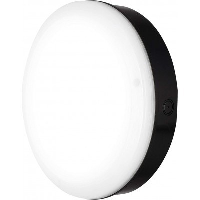 Indoor wall light 14W 3000K Warm light. Round Shape 30×30 cm. LED with sensor Living room, dining room and lobby. Polycarbonate. White Color
