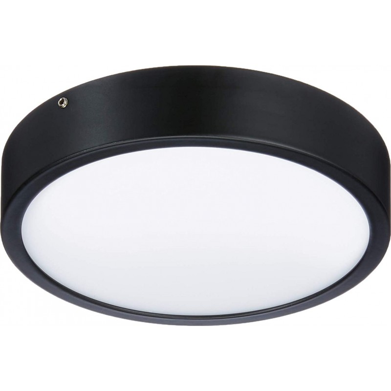 74,95 € Free Shipping | Indoor ceiling light 15W Round Shape 3 cm. Living room, dining room and bedroom. Acrylic and Metal casting. Black Color