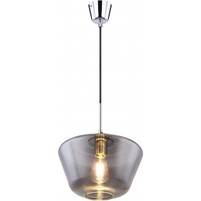 Hanging lamp 60W Conical Shape Living room, dining room and lobby. Gray Color