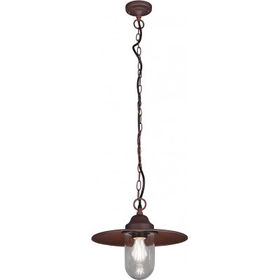 86,95 € Free Shipping | Hanging lamp Trio 40W Round Shape 120×30 cm. Dining room, bedroom and lobby. Industrial Style. Aluminum and Crystal. Golden Color