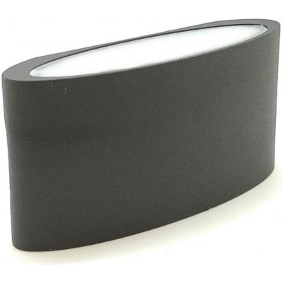 91,95 € Free Shipping | Outdoor wall light 14×7 cm. LED Terrace, garden and public space. Modern Style. Aluminum. Black Color