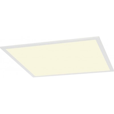 69,95 € Envío gratis | Panel LED 40W Forma Rectangular 62×62 cm. LED Salón, comedor y dormitorio. Estilo moderno. Aluminio. Color blanco