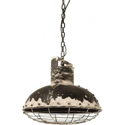 Lámpara colgante Forma Esférica 135×35 cm. Comedor, dormitorio y vestíbulo. Estilo industrial. Metal. Color negro