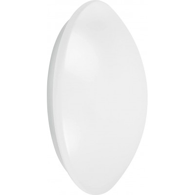 79,95 € Free Shipping | Indoor wall light 18W 4000K Neutral light. Round Shape 35×35 cm. LED with sensor Dining room, bedroom and lobby. PMMA and Metal casting. White Color