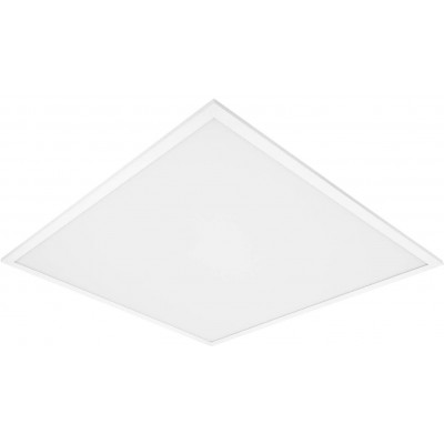 Светодиодная панель 33W LED 3000K Теплый свет. Квадратный Форма 62×62 cm. Гостинная, столовая и спальная комната. Алюминий и ПММА. Белый Цвет