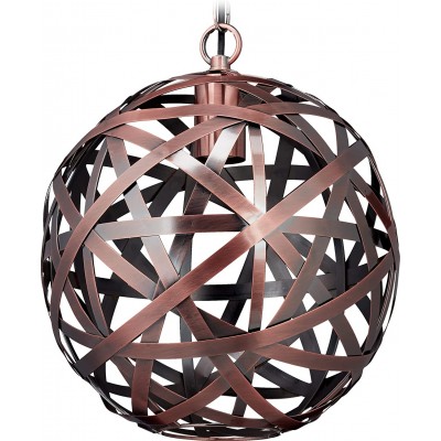 吊灯 球形 形状 Ø 29 cm. 客厅, 饭厅 和 卧室. 工业的 风格. 金属. 铜 颜色
