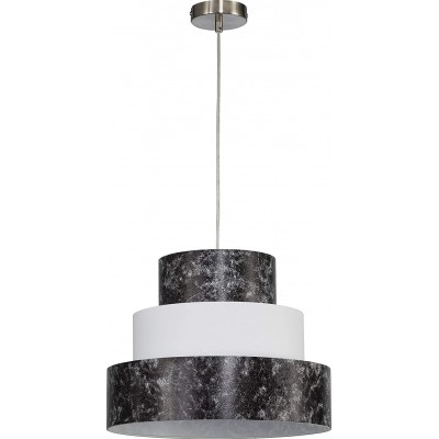 Lampada a sospensione 40W Forma Cilindrica 150×38 cm. Soggiorno, sala da pranzo e atrio. Stile moderno. PMMA. Colore nero