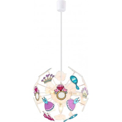 Подвесной светильник 13W Сферический Форма 80×40 cm. Дизайн с детскими рисунками Гостинная, столовая и лобби. Акрил