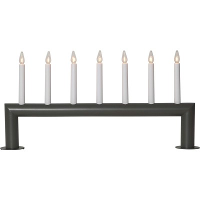 69,95 € Envio grátis | Lâmpada de mesa 58×29 cm. Projeto lustre Pmma e madeira. Cor branco