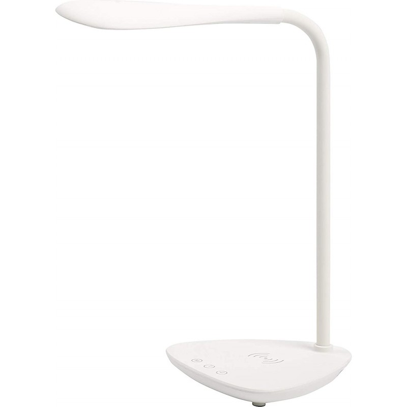 102,95 € Envio grátis | Lampada de escritorio Forma Alongada 50×31 cm. Sala de jantar, quarto e salão. Aço e Alumínio. Cor branco