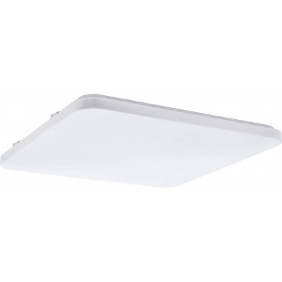 105,95 € Free Shipping | Indoor ceiling light Eglo 53×53 cm. Steel and pmma. White Color