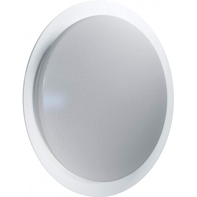 121,95 € Free Shipping | Indoor wall light 38W Round Shape 60×60 cm. Dining room, bedroom and lobby. Aluminum. White Color