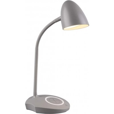 Lampada da scrivania Reality 4W Forma Conica 38×22 cm. LED Soggiorno, sala da pranzo e atrio. Stile moderno. Acrilico. Colore grigio
