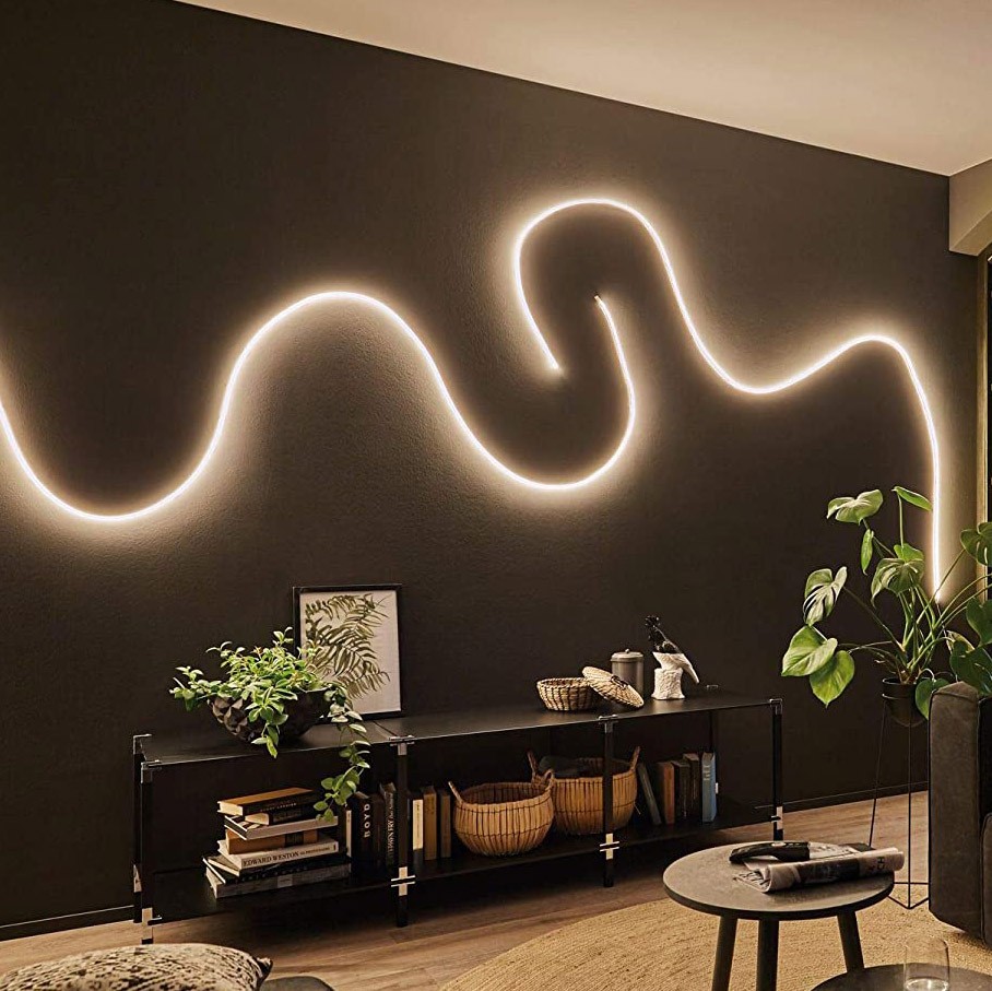 121,95 € Spedizione Gratuita | Striscia LED e tubo flessibile 37W LED 2700K Luce molto calda. 300 cm. 3 metri. striscia LED dimmerabile Pmma. Colore bianca