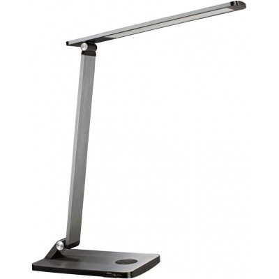Desk lamp Extended Shape 45×16 cm. Articulable. 2 lighting modes Living room, bedroom and lobby. Gray Color