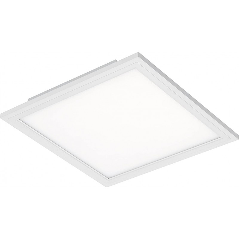 63,95 € 免费送货 | 室内顶灯 12W 正方形 形状 30×30 cm. 带传感器的 LED 客厅, 卧室 和 大堂设施. 现代的 风格. 有机玻璃 和 金属. 白色的 颜色