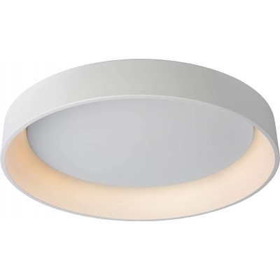 116,95 € Envoi gratuit | Plafonnier intérieur 80W Façonner Ronde 80×80 cm. Salle, salle à manger et hall. Style moderne. Aluminium. Couleur blanc