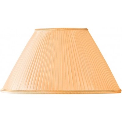 Tela da lâmpada Forma Cônica Ø 25 cm. Tulipa Sala de estar, sala de jantar e quarto. Cor laranja