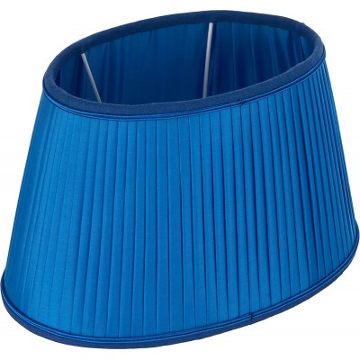 ランプシェード コニカル 形状 Ø 25 cm. チューリップ リビングルーム, ダイニングルーム そして ベッドルーム. 繊維. 青 カラー