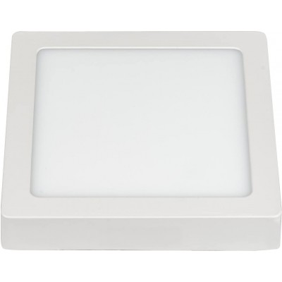 屋内シーリングライト 24W 平方 形状 30×30 cm. LED リビングルーム, ダイニングルーム そして ベッドルーム. アルミニウム. 白い カラー